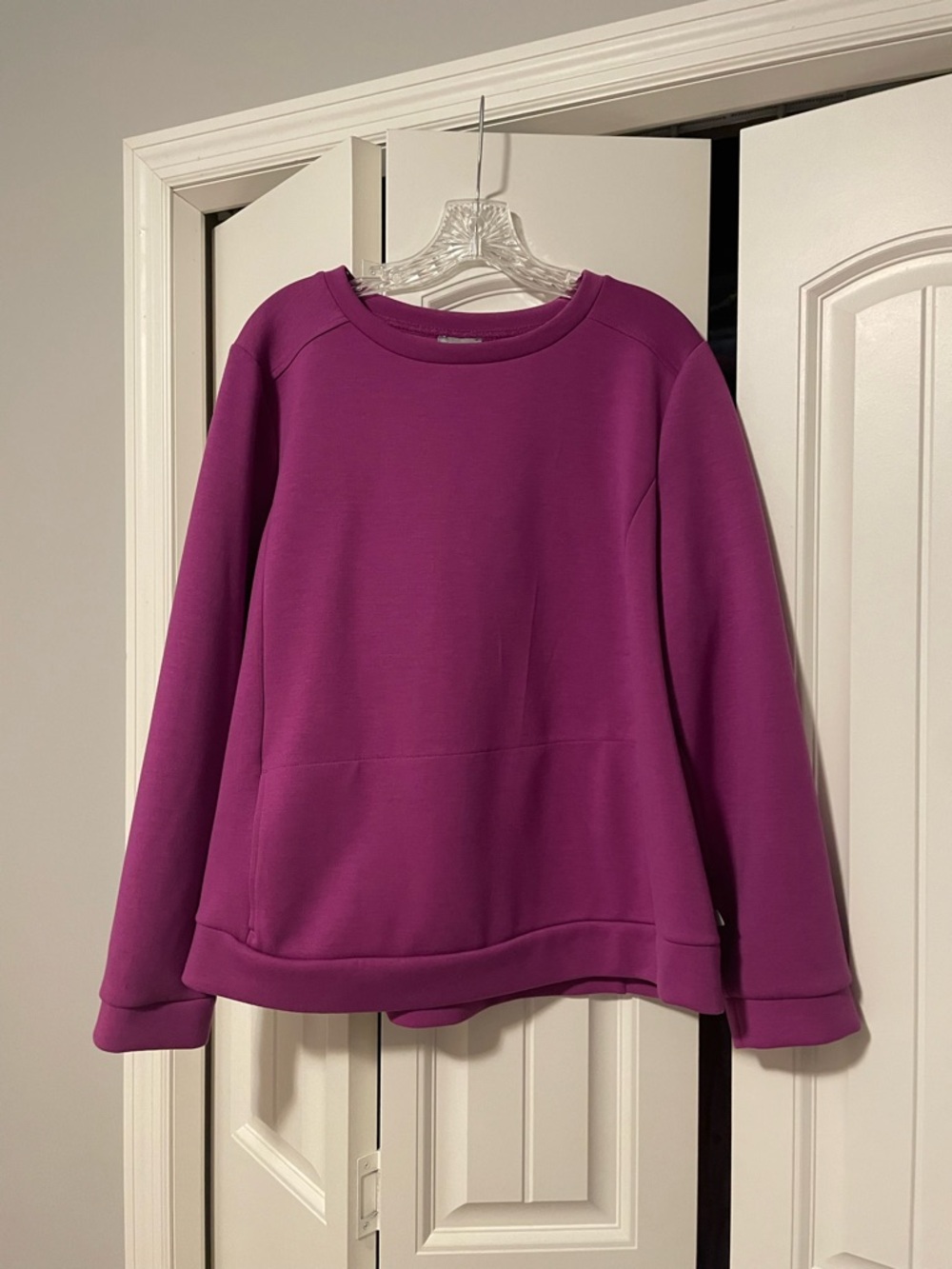 Talbots Pleated Back Modern Scuba Pullover